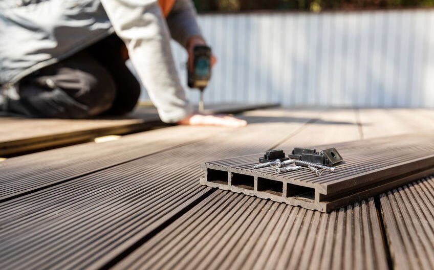 How much does composite decking cost per m2 in the UK?
